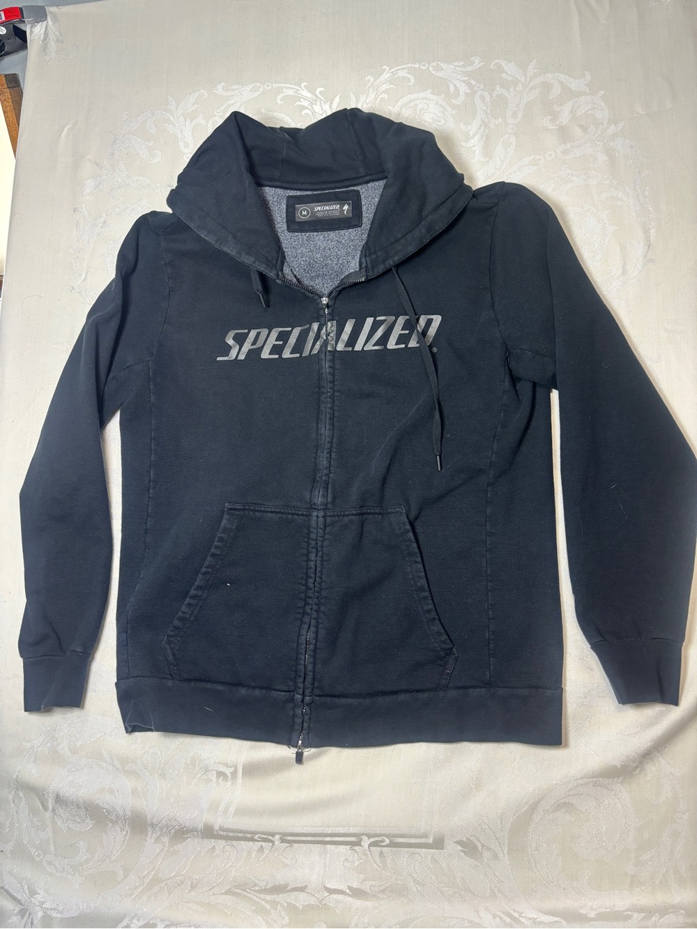 Specialized Black Full-Zip lined Hoodie with Logo
